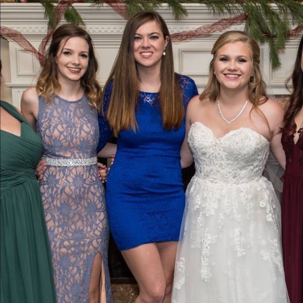 Royal Blue Bodycon Charlotte Russe Dress